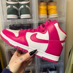 NWOT Nike Dunk High 'Pink Prime” SZ 6W NEVER WORN